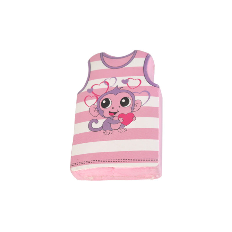 Pink Stripe T-Shirt Compressed 100% Cotton T-Shirt Gym Tops Compression Shirt Cool Dry T-Shirt #4