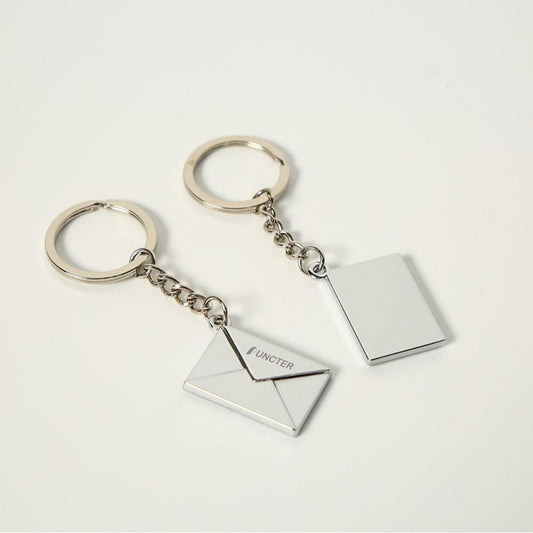 Metal Envelope Key Chain