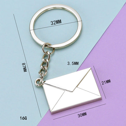 Metal Envelope Key Chain