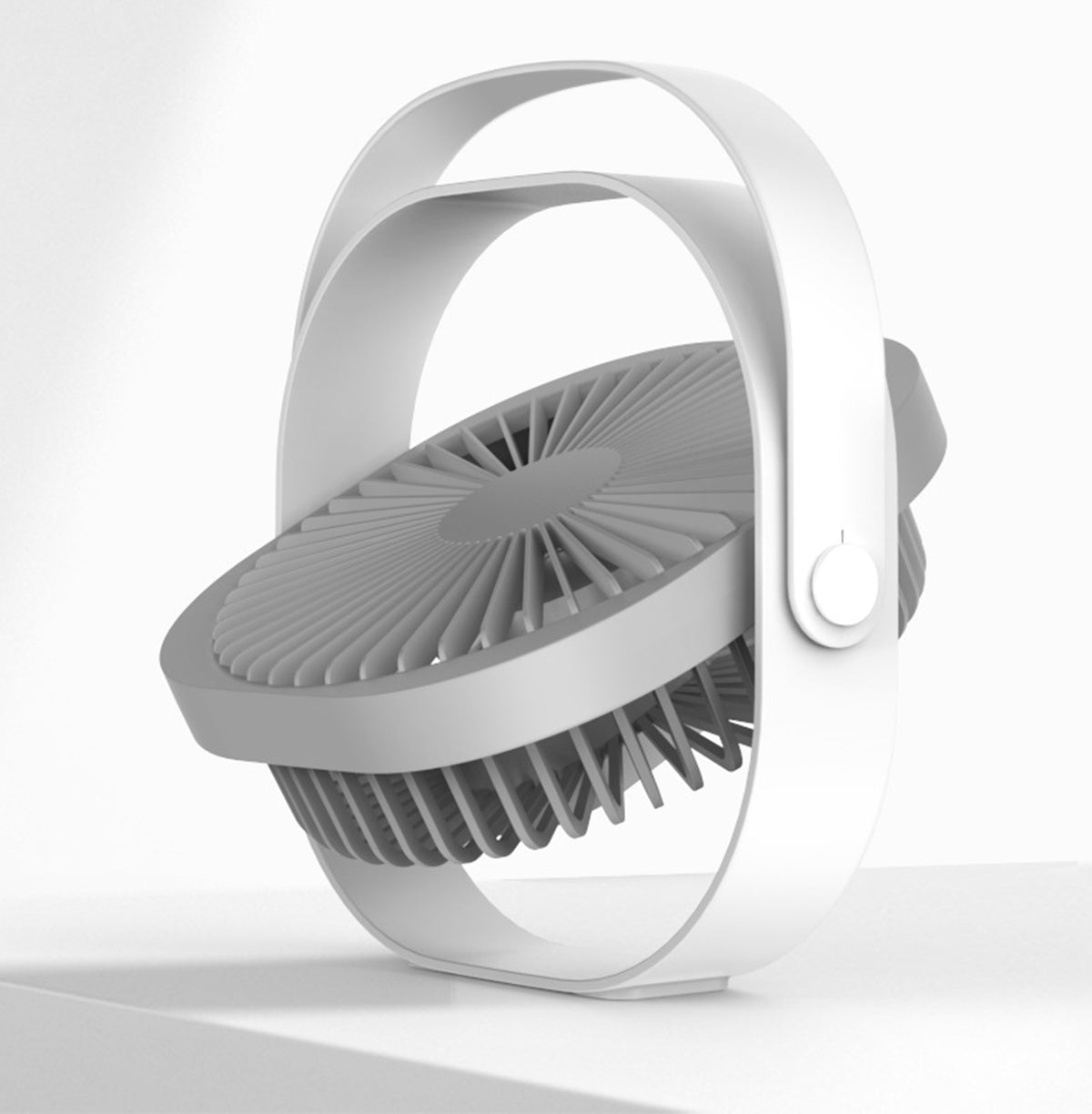 Mini Desk Fan Battery Operated Rechargeable Fan Portable Small Fan
