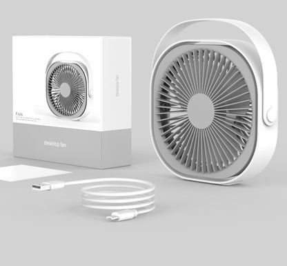 Mini Desk Fan Battery Operated Rechargeable Fan Portable Small Fan