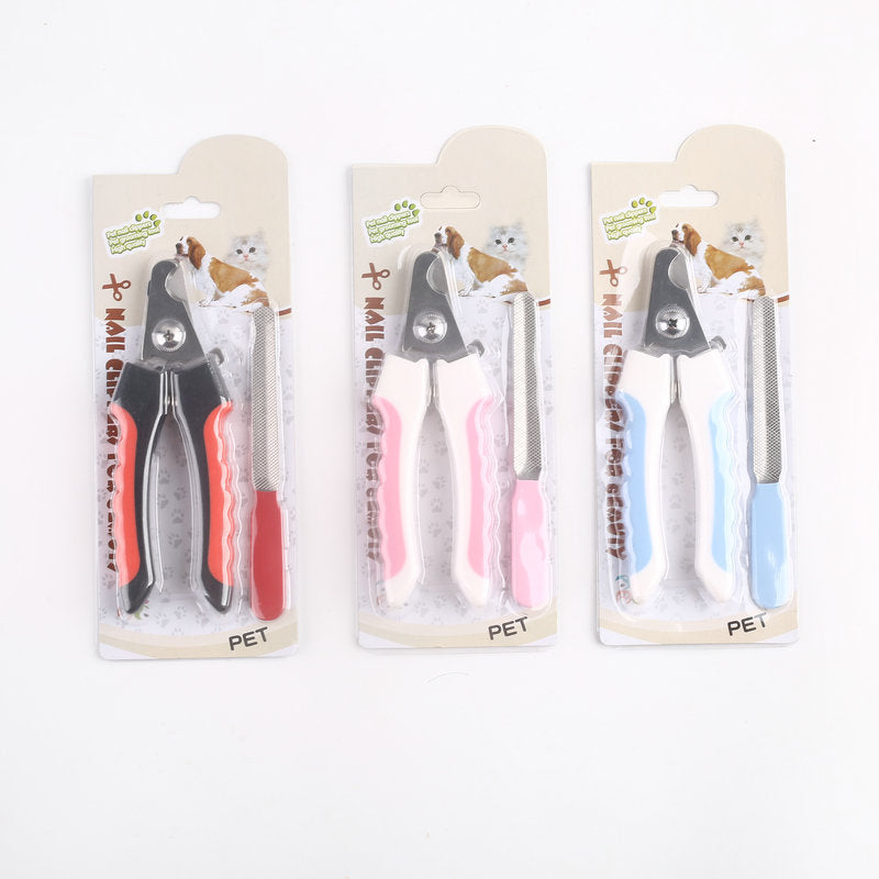 Stainless Steel Pet Nail Scissor W/ Nail File