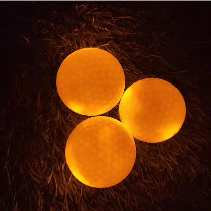 Light Up Colored Double-layer Training Golf Ball 352 Honeycombs