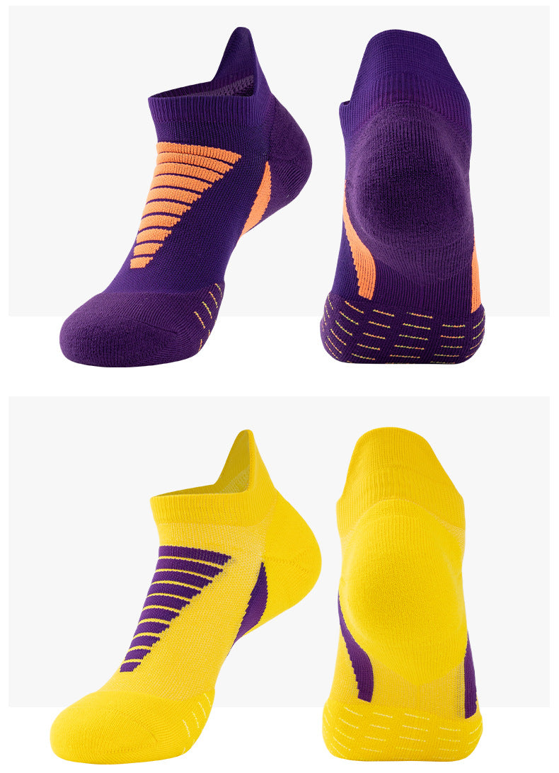 Athletic Socks Low Cut Cushion Running Socks Breathable Comfortable for Sports