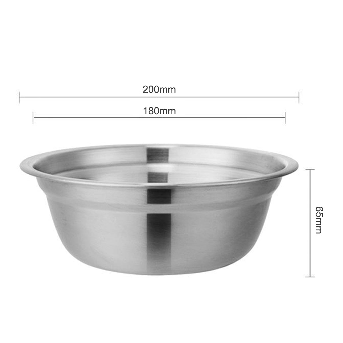 7.88" Dia. Stainless Steel Mixing Bowls Stainless Steel Metal Bowl