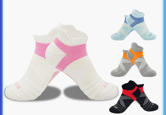 Athletic Socks Low Cut Cushion Running Socks Breathable Comfortable for Sports