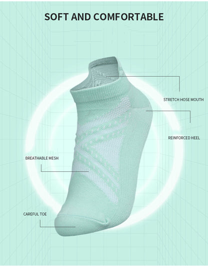Athletic Socks Low Cut Cushion Running Socks Breathable Comfort for Sports
