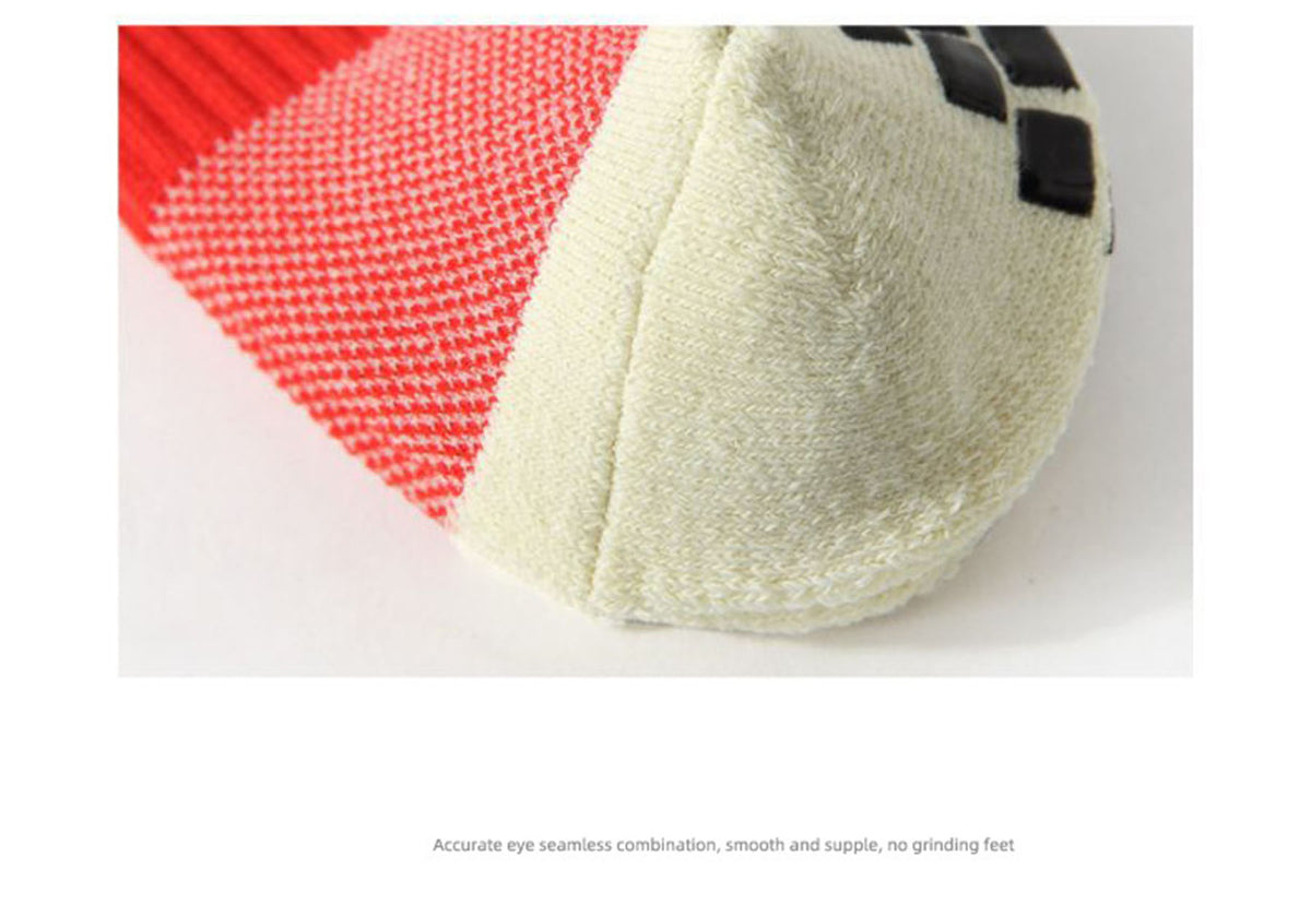 Football Socks Mid-calf Length Stretch Cushioned Crew Socks