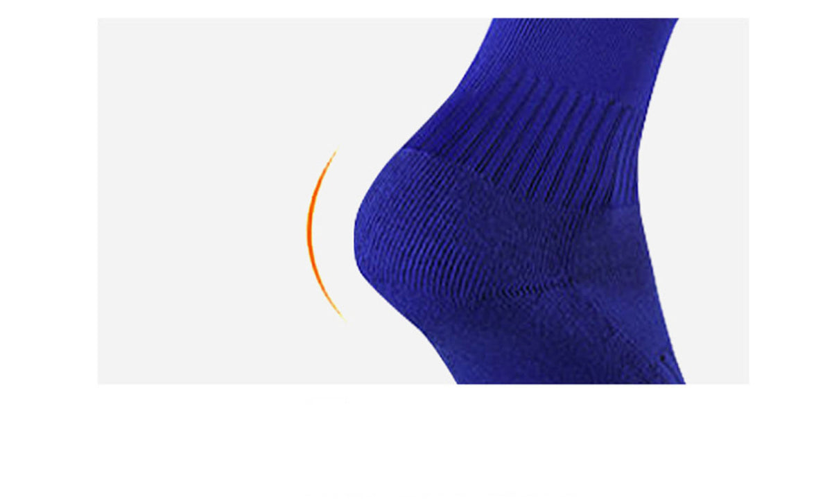 Kids Soccer Socks Boys Girls Knee Athletic High Tube Socks Cotton Striped Socks for Soccer ( Large )