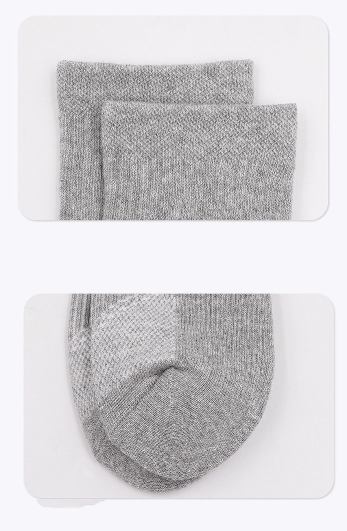 Men's Thick Ankle Socks, Sport Athletic Running Socks