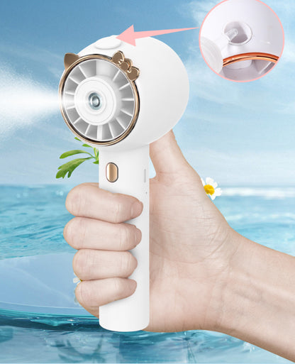 Personal Portable Mini Handheld Fan Spray Fans with USB Rechargeable
