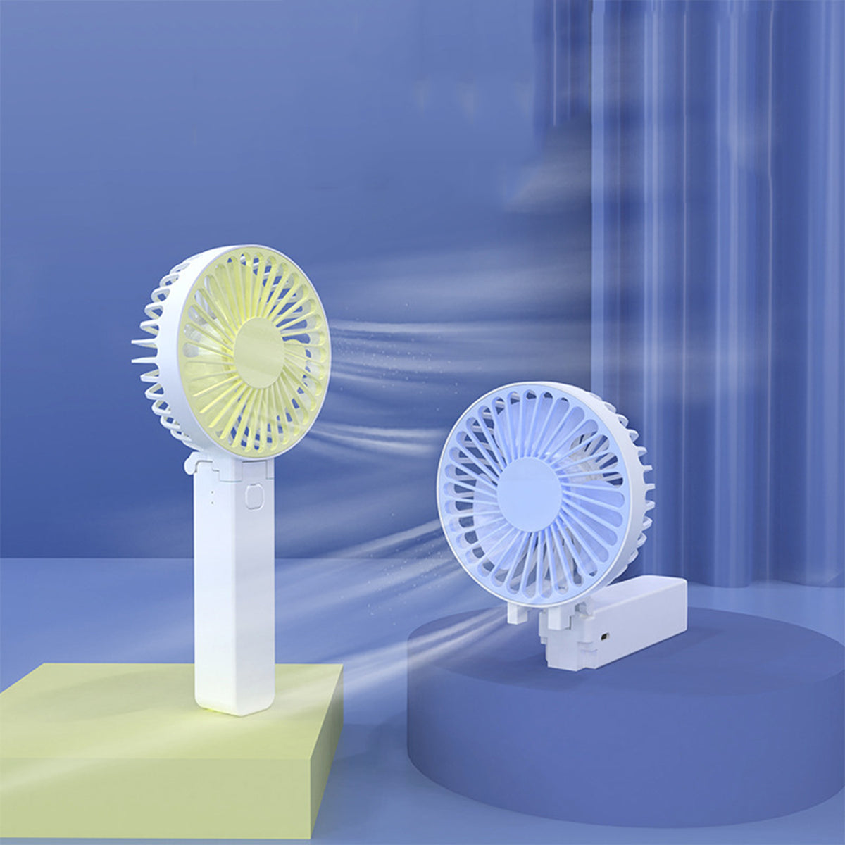 Portable Min Fan USB Desk Fan Small Personal Hand Fan W/3 Speed
