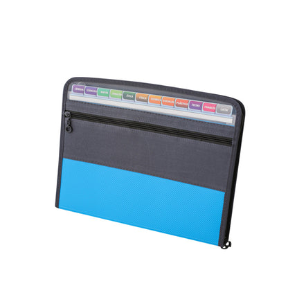 Document Briefcase W/Zipper File Bag