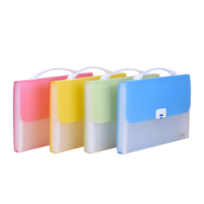 Portable 13 Pockets Expanding File Folder Accordion Document Organizer Letter A4 Paper Size Storage