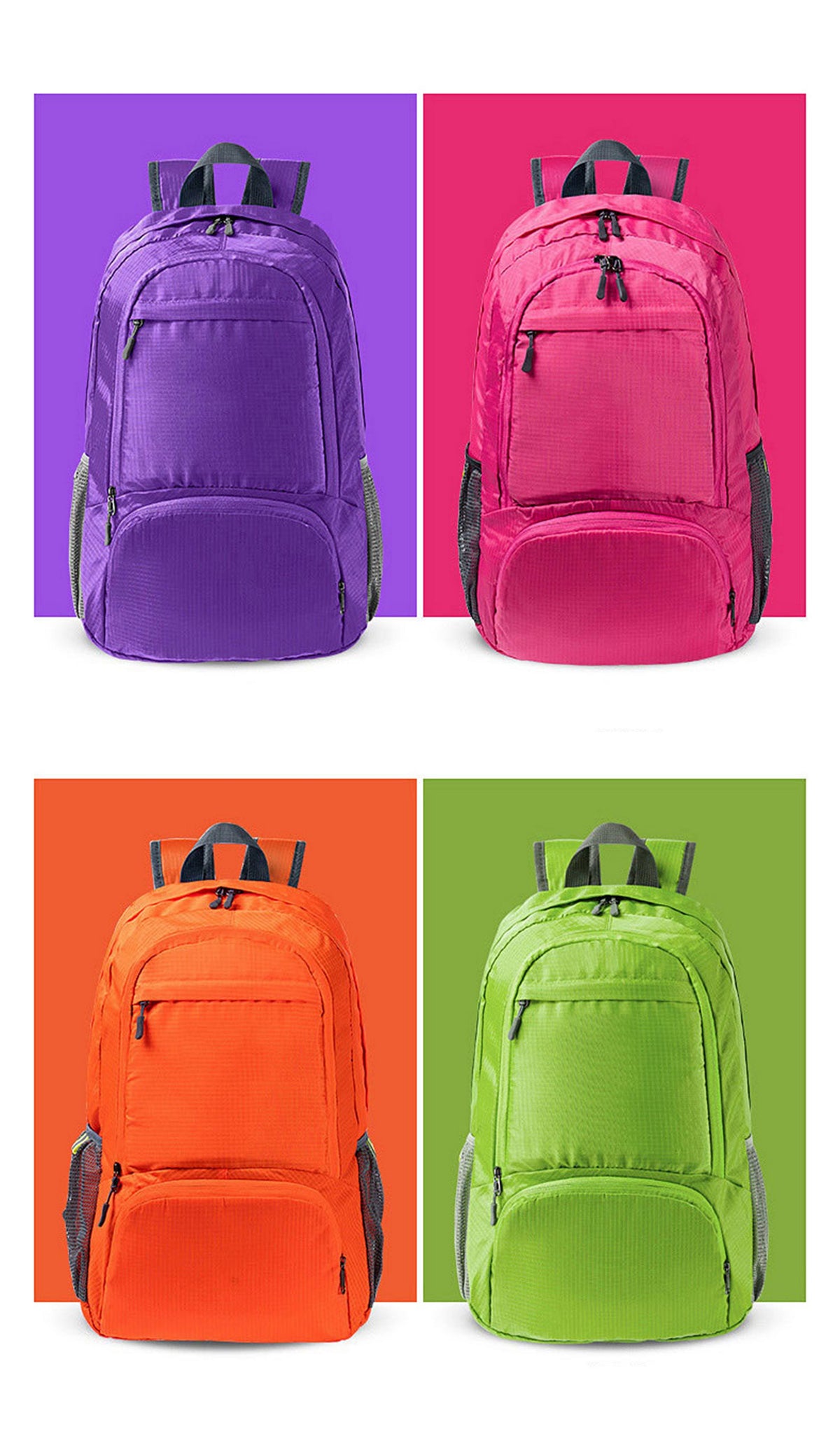 Lightweight Packable Backpack Foldable Hiking Backpacks Water Resistant Folding Daypack ( 26L )