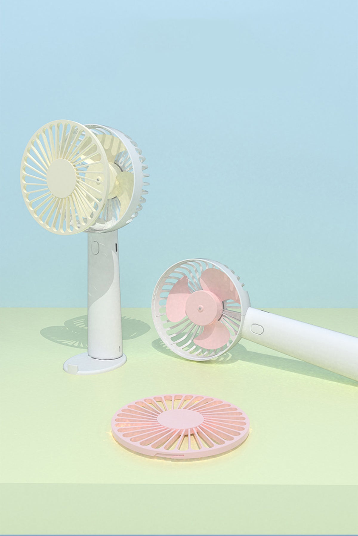 Portable Fan USB Desk Fan Small Personal Hand Fan W/3 Speed
