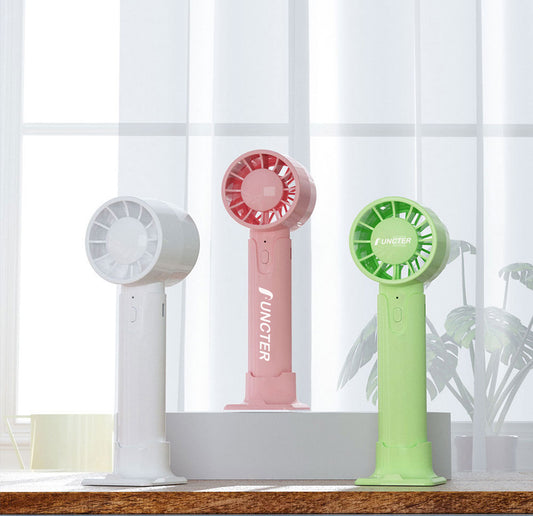 Handheld Fan Mini Portable Fan USB Rechargeable Personal Fan W/3 Speed