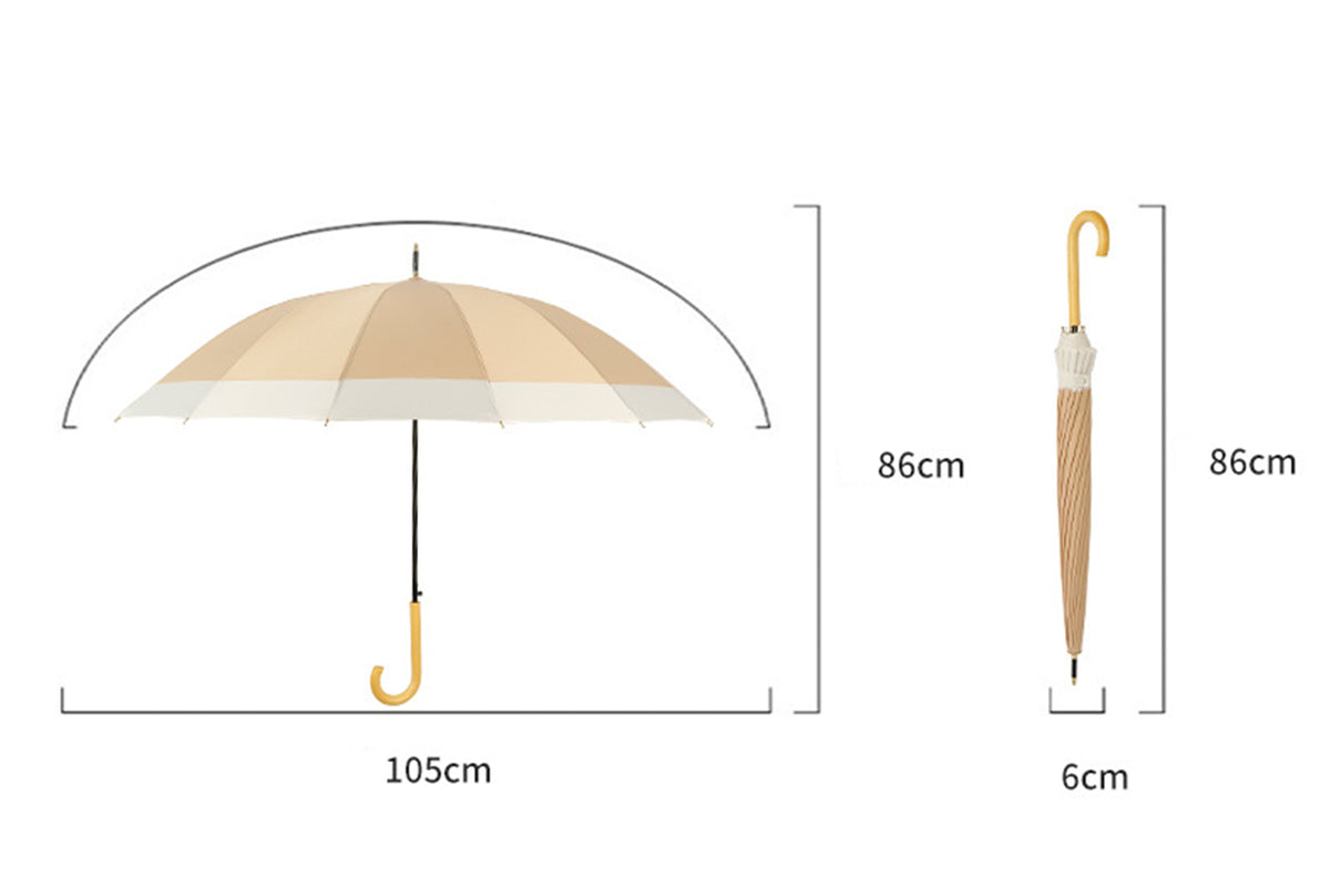 Long Handle Umbrella, Windproof Large Umbrella, Wind Resistant Big Golf Umbrellas For Adult