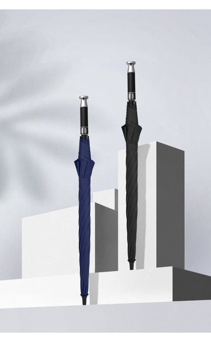 Long Handle Umbrella, Large Straight Pole Double Golf Sunny Umbrella Men Gifts