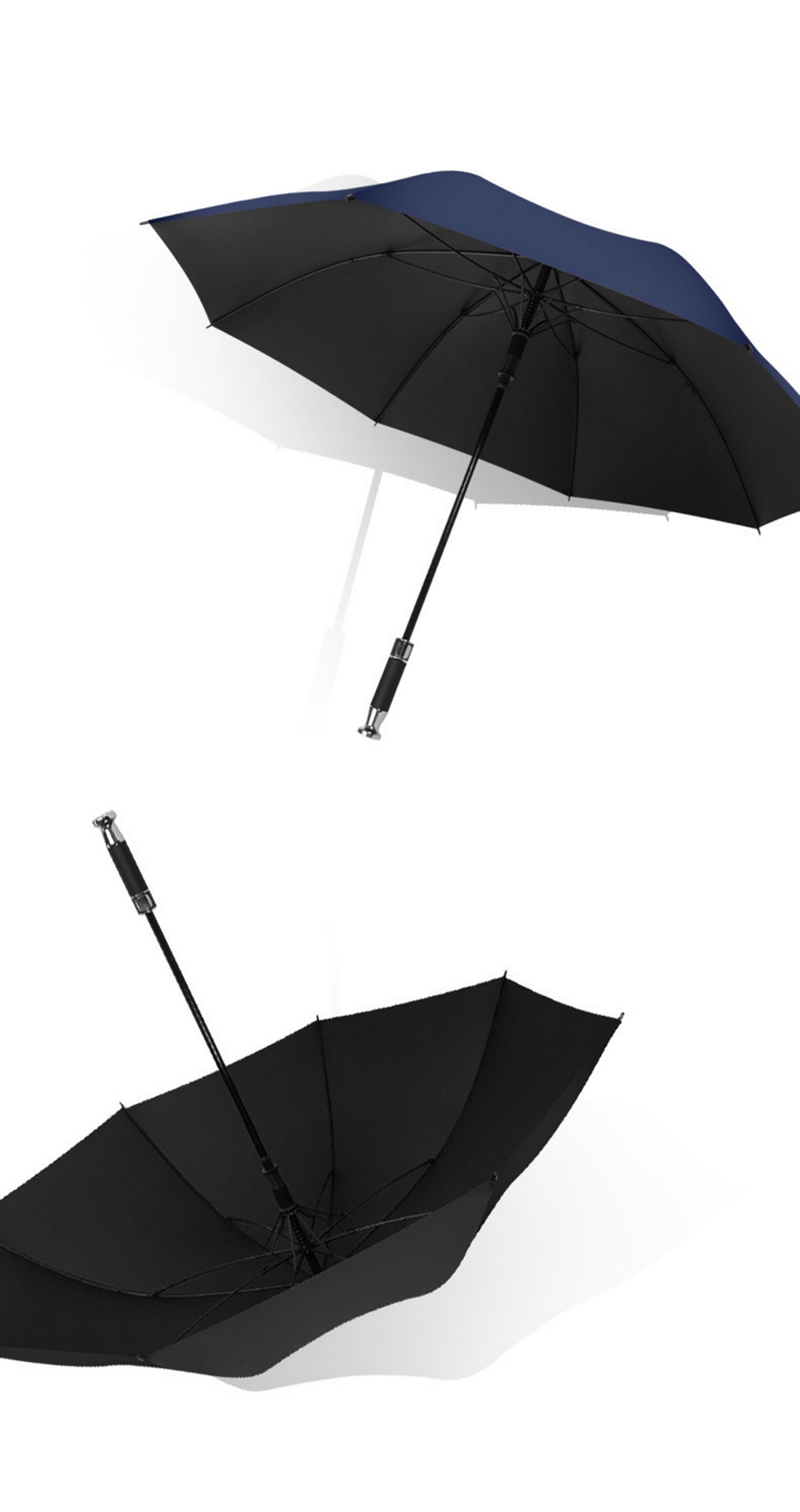 Long Handle Umbrella, Large Straight Pole Double Golf Sunny Umbrella Men Gifts