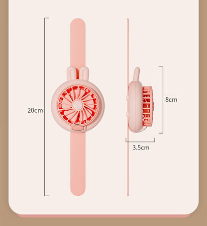 Wrist Fan for Kids Boys Girls Small Portable Wearable Watch Fan W/Comfortable Wrist Strap