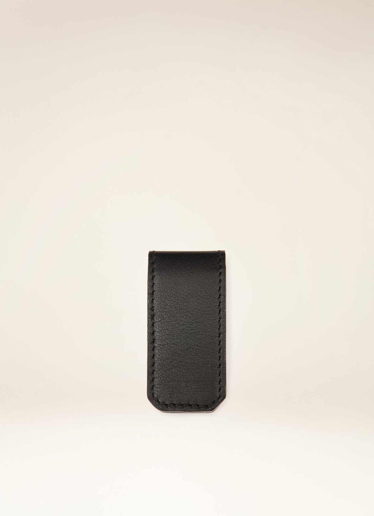 Plain Genuine Leather Money Clip