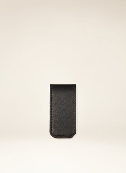 Plain Genuine Leather Money Clip