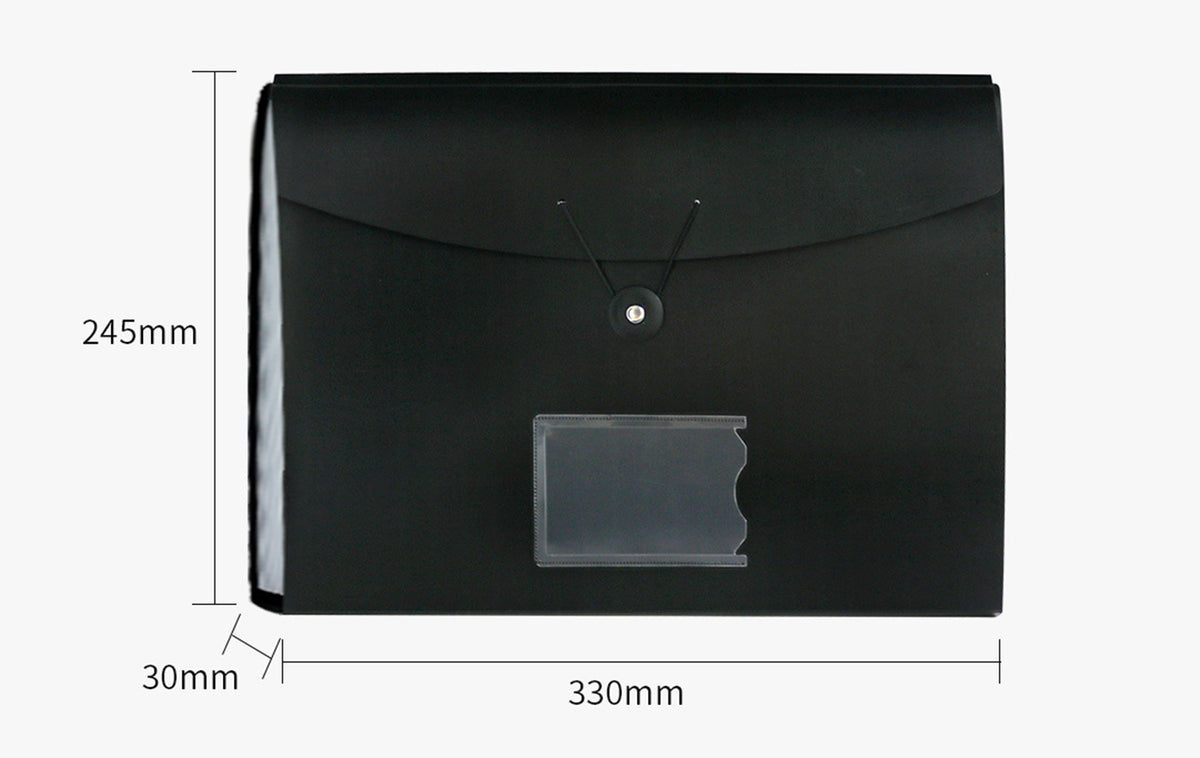 File Organizer13 Pocket Expanding File Folder with Labels, Plastic Expandable File Folder