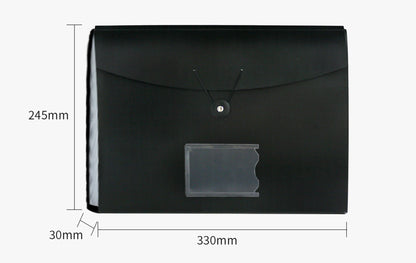 File Organizer13 Pocket Expanding File Folder with Labels, Plastic Expandable File Folder