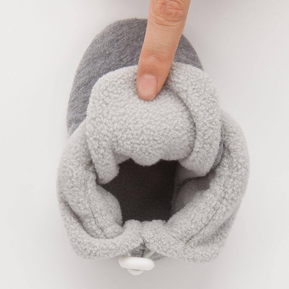 Cotton Baby Booties With Gripper Soles (6-12m)