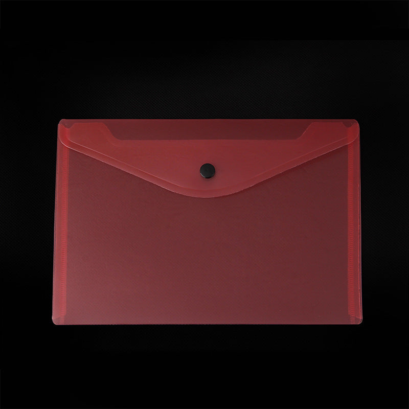A5 Poly Envelope Folder, A5 Plastic Envelopes with Snap Closure, Clear A5 Document Storage Folder