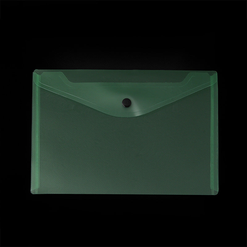 A5 Poly Envelope Folder, A5 Plastic Envelopes with Snap Closure, Clear A5 Document Storage Folder