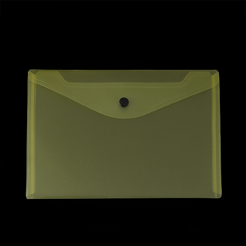 A5 Poly Envelope Folder, A5 Plastic Envelopes with Snap Closure, Clear A5 Document Storage Folder