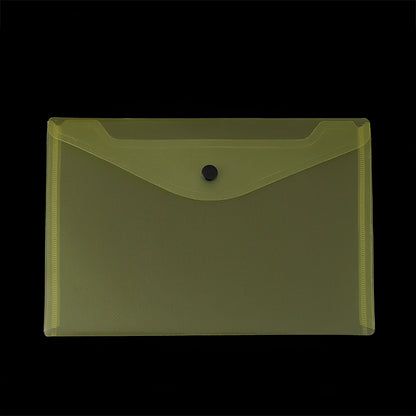 A5 Poly Envelope Folder, A5 Plastic Envelopes with Snap Closure, Clear A5 Document Storage Folder