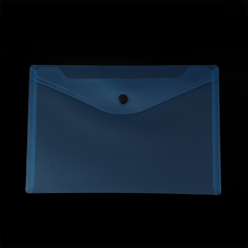A5 Poly Envelope Folder, A5 Plastic Envelopes with Snap Closure, Clear A5 Document Storage Folder