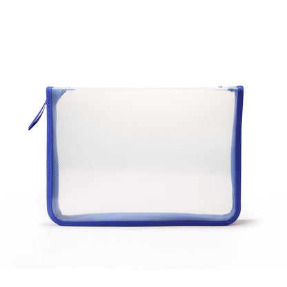 Clear Zip Plastic Envelopes A4 Zipper Document Folder Letter File Folder