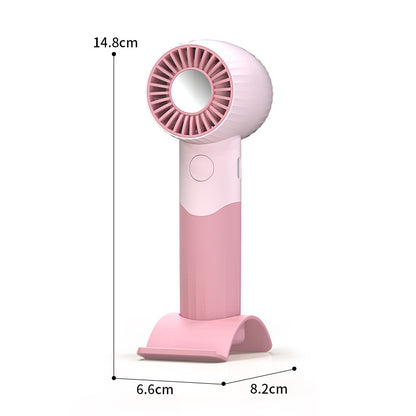 Portable Handheld Fan Small Fan USB Rechargeable Personal Hand Held Fan