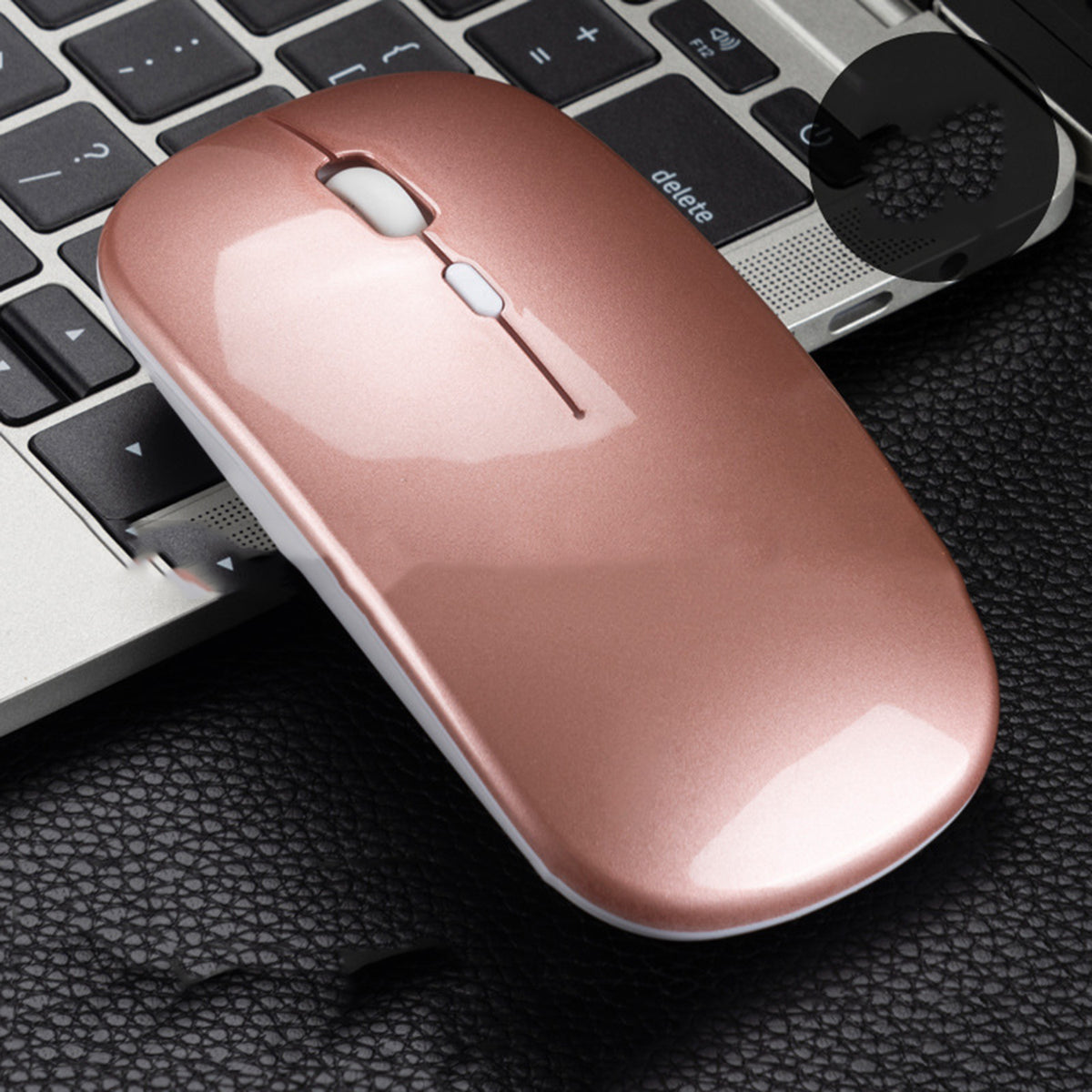 Wireless Mouse, Slim Silent Mouse 2.4G Portable Mobile Optical Office Mouse for Notebook, PC, Laptop