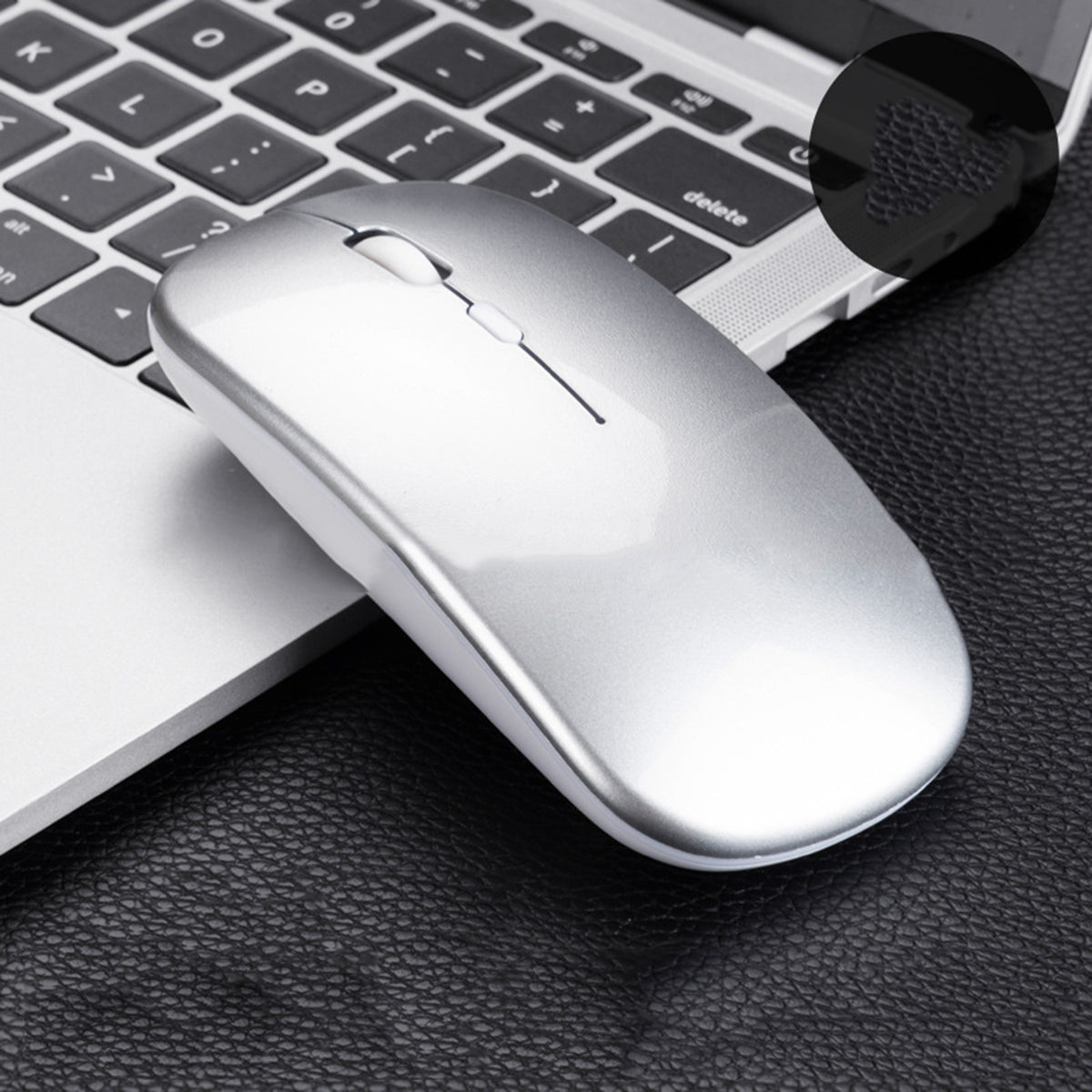 Wireless Mouse, Slim Silent Mouse 2.4G Portable Mobile Optical Office Mouse for Notebook, PC, Laptop