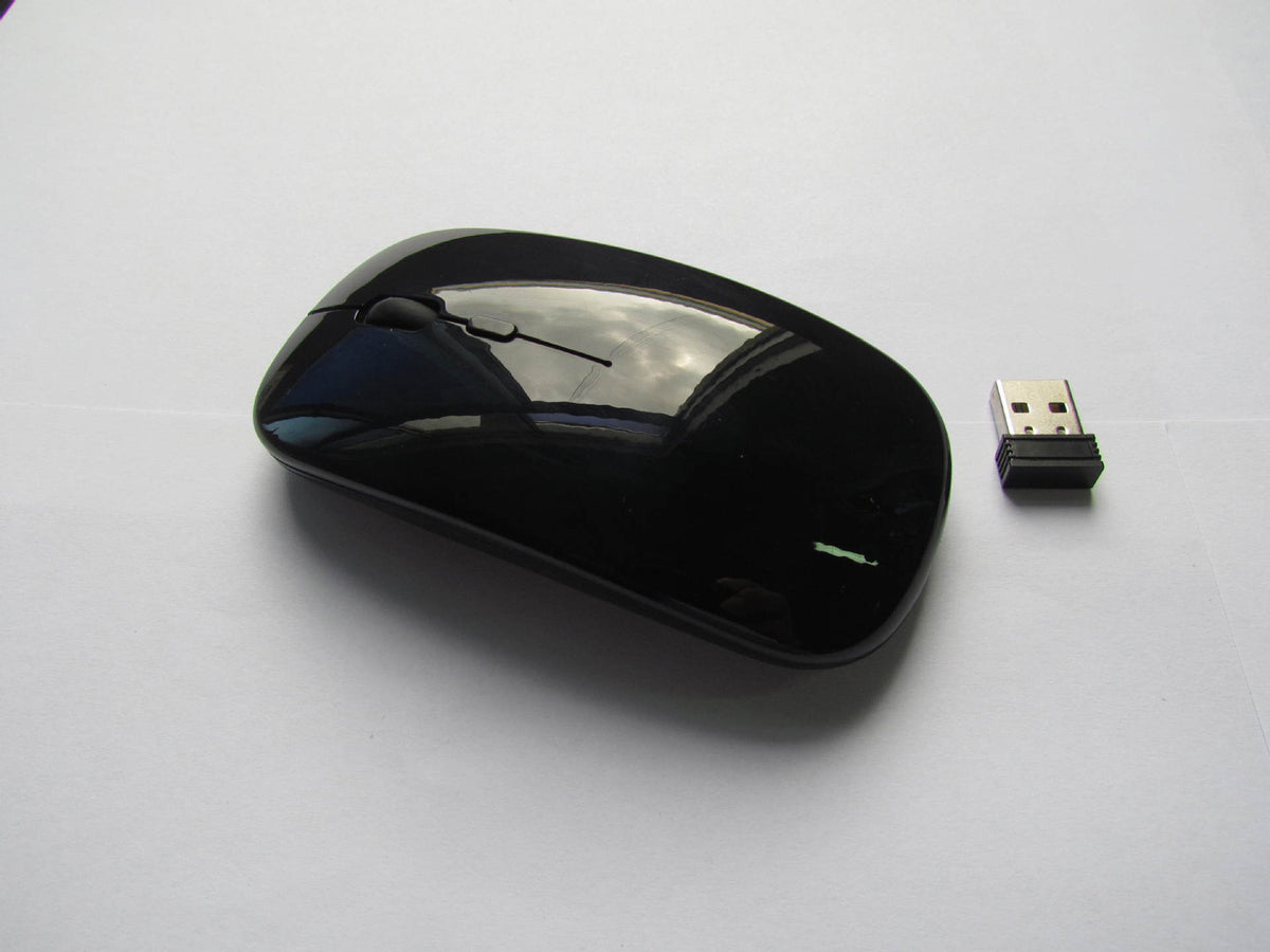 Wireless Mouse, Slim Silent Mouse 2.4G Portable Mobile Optical Office Mouse for Notebook, PC, Laptop