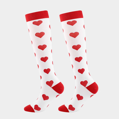 Custom Knitted Knee High Socks Unisex Socks With Full Customization