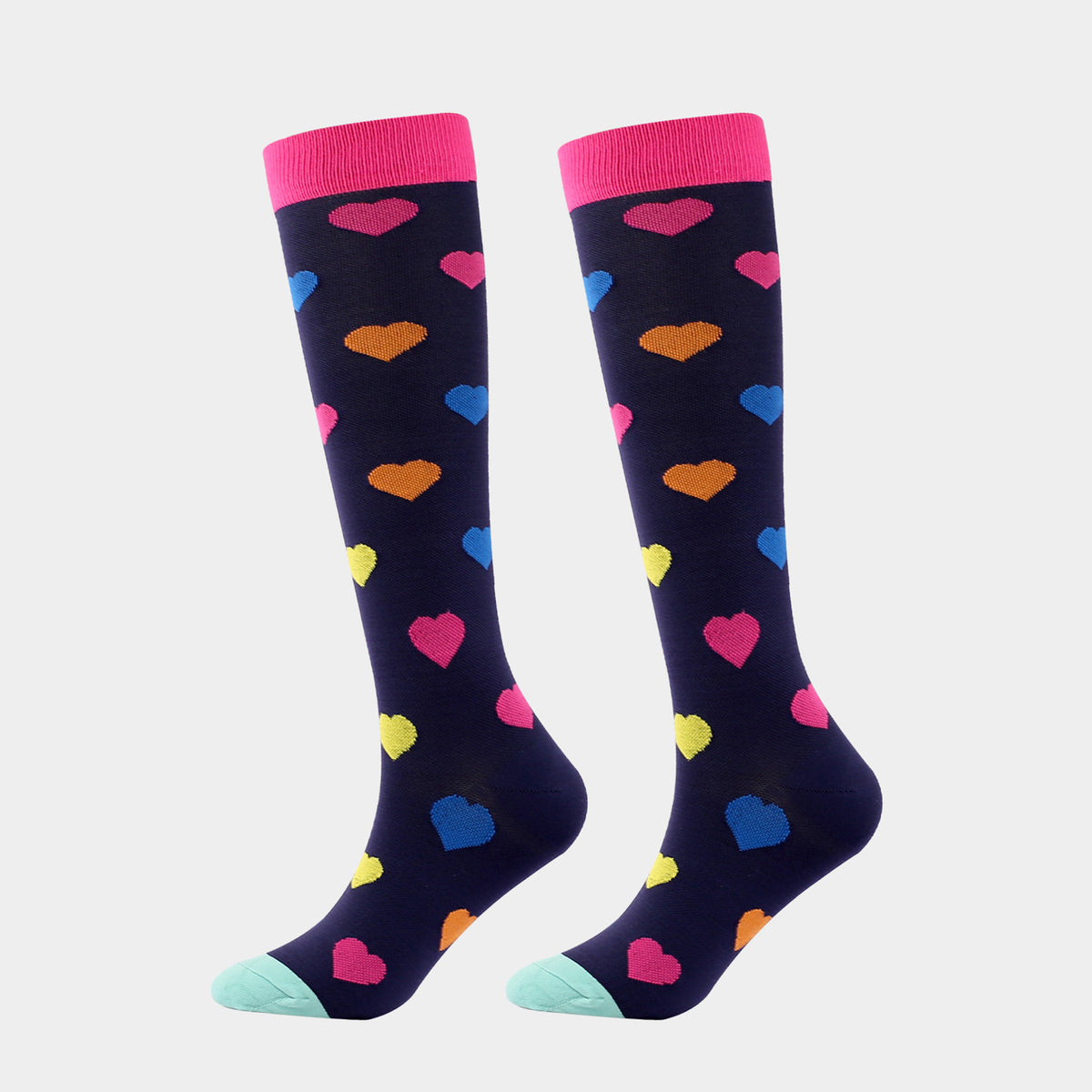 Custom Knitted Knee High Socks Unisex Socks With Full Customization