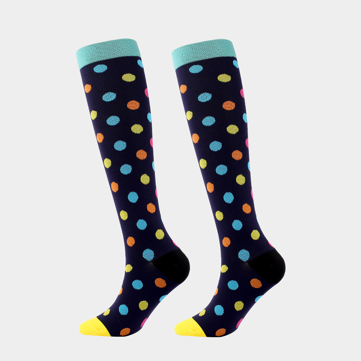 Custom Knitted Knee High Socks Unisex Socks With Full Customization