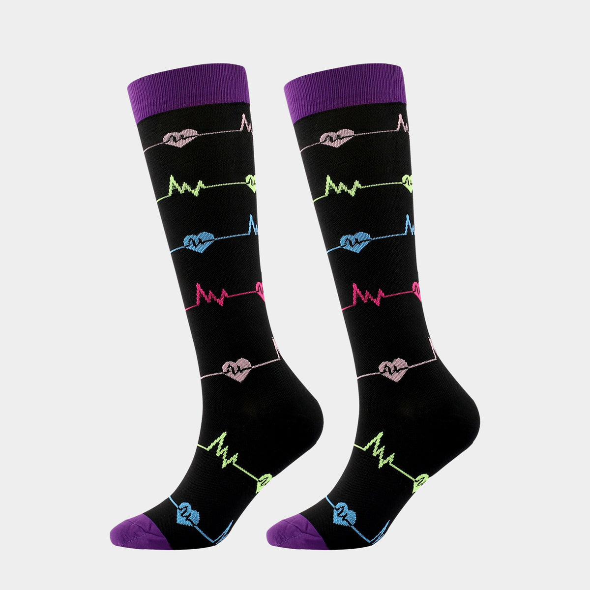Custom Knitted Knee High Socks Unisex Socks With Full Customization