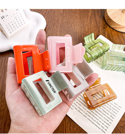 Hair Clips for Women Neutral Rectangle Hair Clips