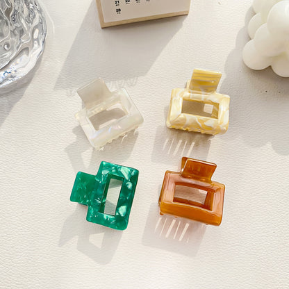Hair Clips for Women Small Neutral Rectangle Hair Clips ( Small )