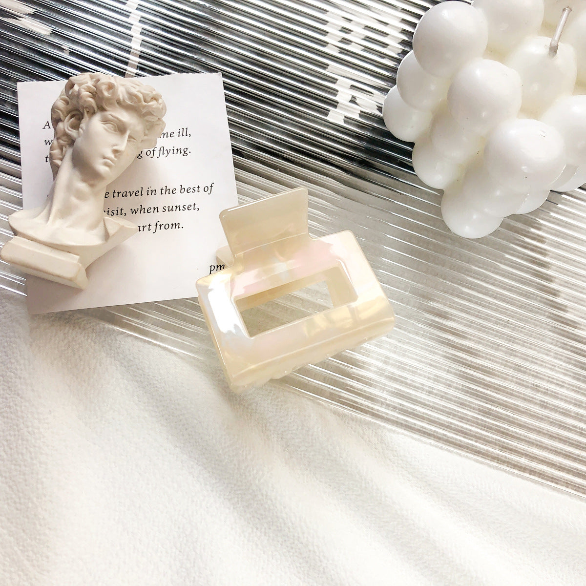 Hair Clips for Women Neutral Rectangle Hair Clips