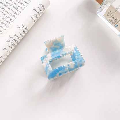 2" Rectangle Hair Clips Colorful Hair Claw Classic Clamp for Women Girls