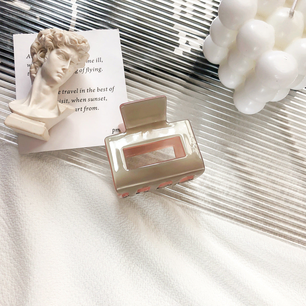 Hair Clips for Women Neutral Rectangle Hair Clips