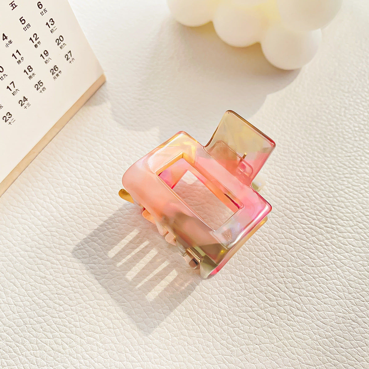 Hair Clips for Women Small Neutral Rectangle Hair Clips ( Small )